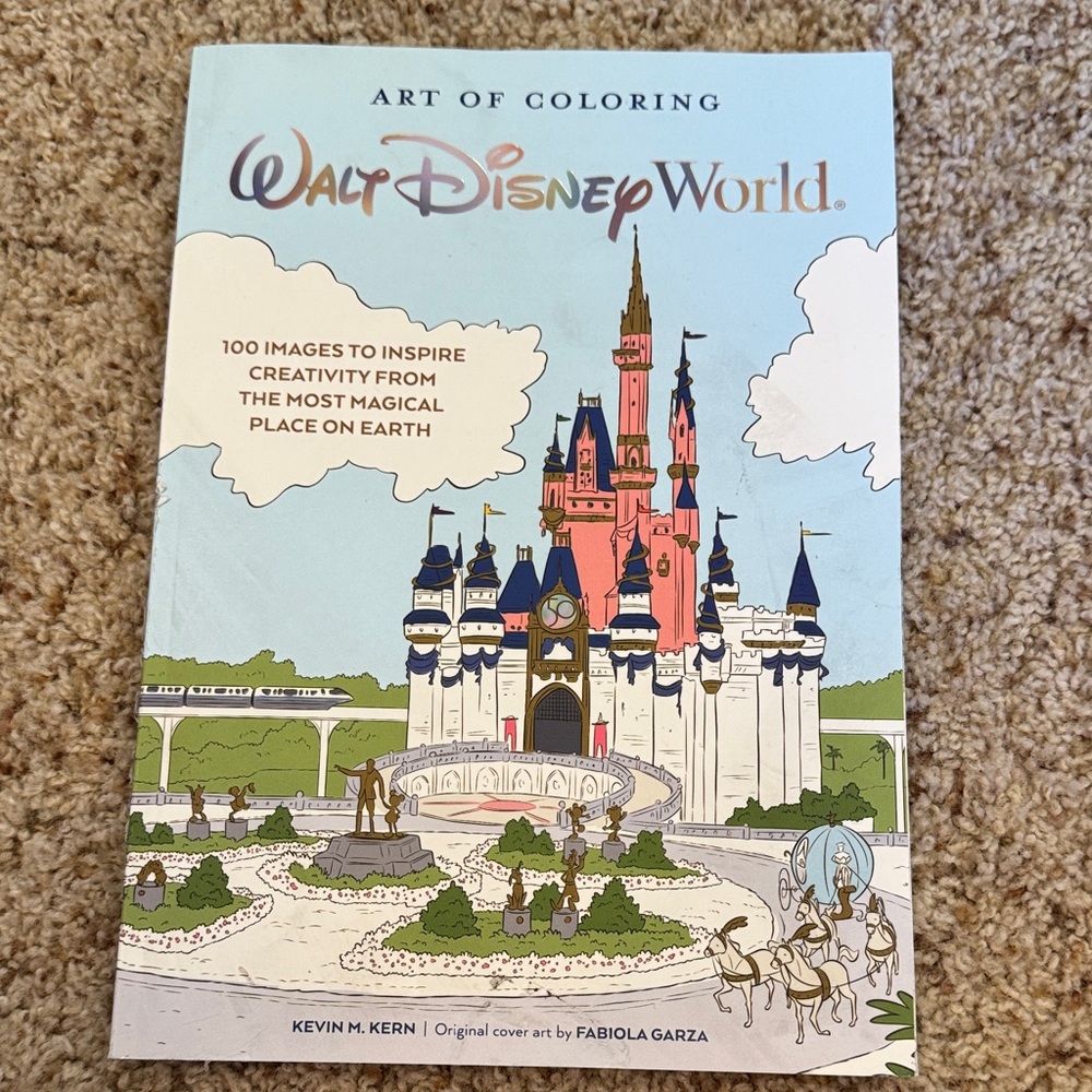 Disney Art of Coloring Book - Pink and Blue